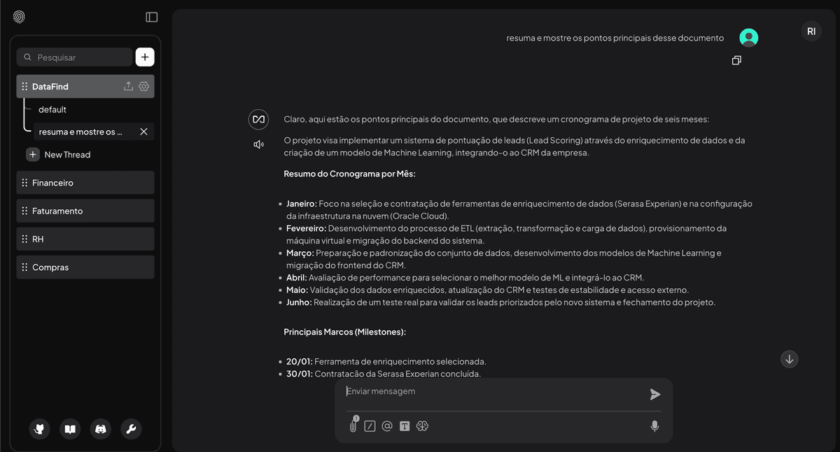 Solução completa e segura para usar a IA e alavancar seu negócio.